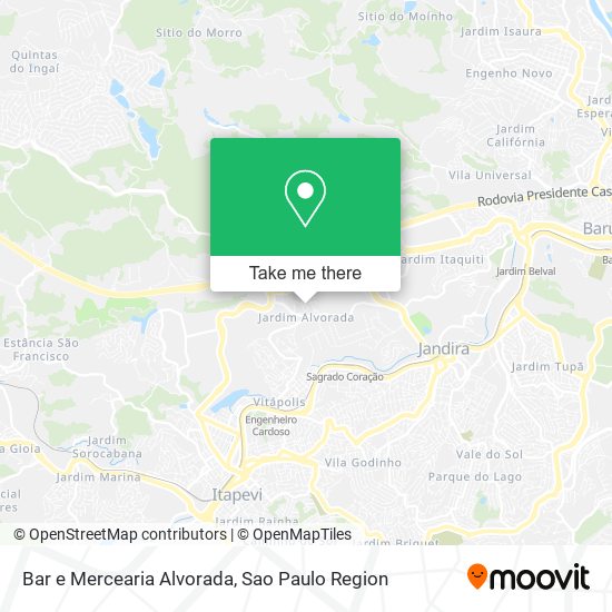 Bar e Mercearia Alvorada map