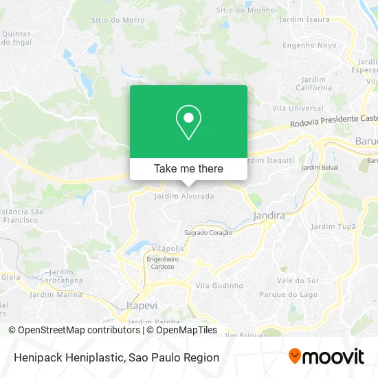 Henipack Heniplastic map