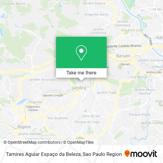 Tamires Aguiar Espaço da Beleza map