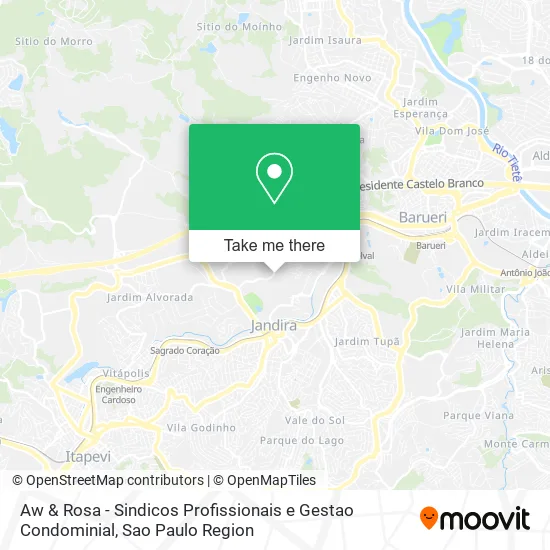 Aw & Rosa - Sindicos Profissionais e Gestao Condominial map