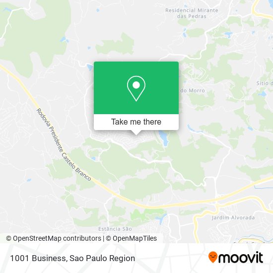 1001 Business map