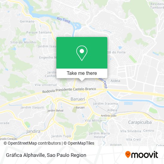 Gráfica Alphaville map