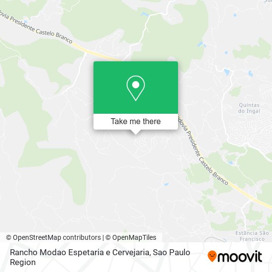 Rancho Modao Espetaria e Cervejaria map