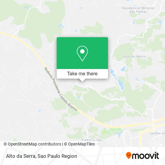 Alto da Serra map