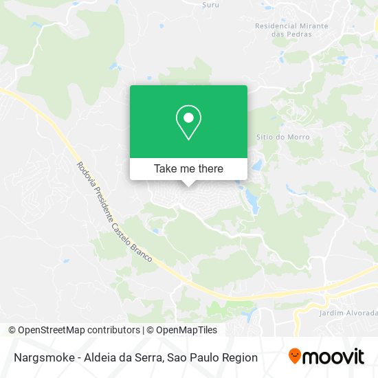 Nargsmoke - Aldeia da Serra map