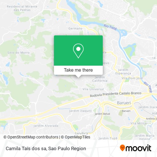 Camila Taís dos sa map