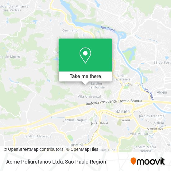 Acme Poliuretanos Ltda map