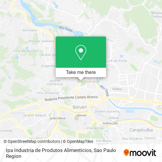 Ipa Industria de Produtos Alimenticios map