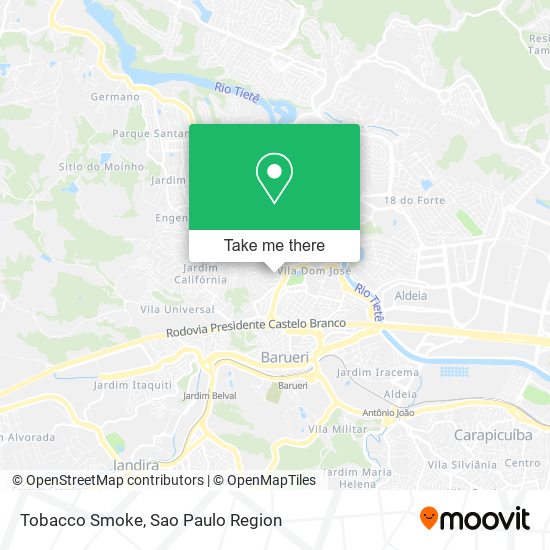 Tobacco Smoke map