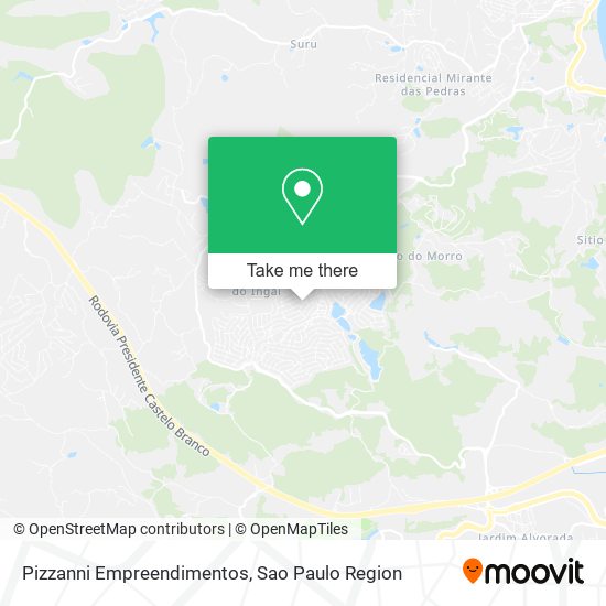 Mapa Pizzanni Empreendimentos