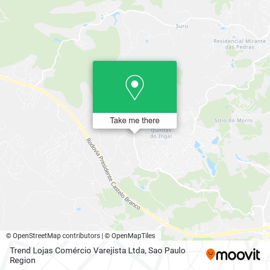 Trend Lojas Comércio Varejista Ltda map