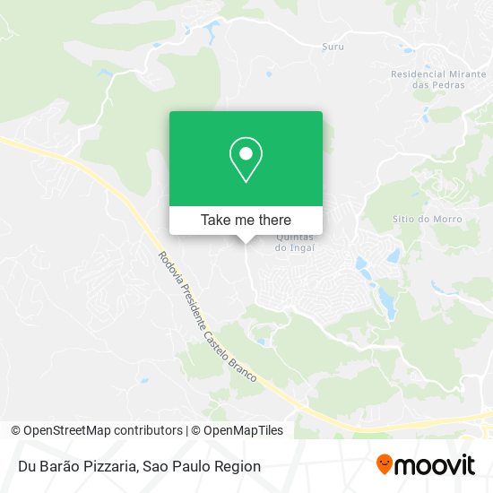 Du Barão Pizzaria map