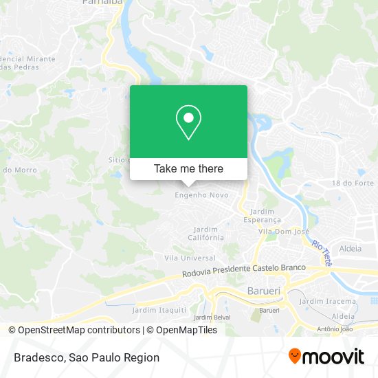 Bradesco map