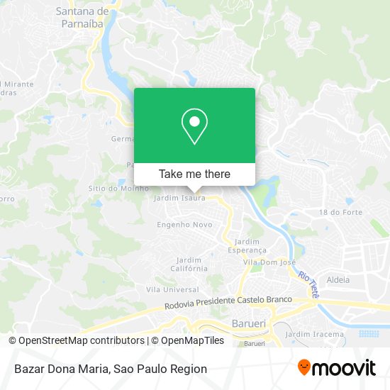 Bazar Dona Maria map