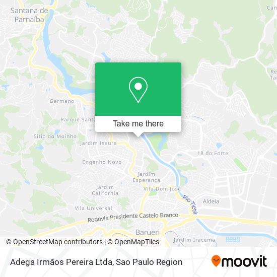 Adega Irmãos Pereira Ltda map