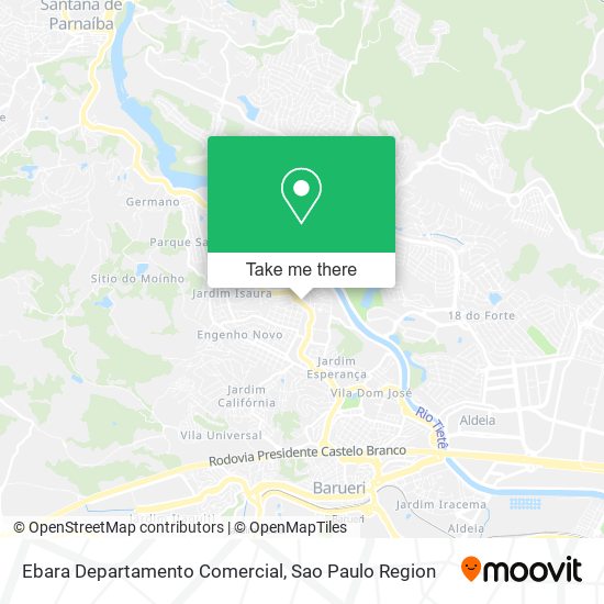 Ebara Departamento Comercial map