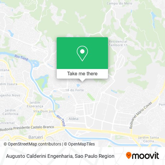 Augusto Calderini Engenharia map