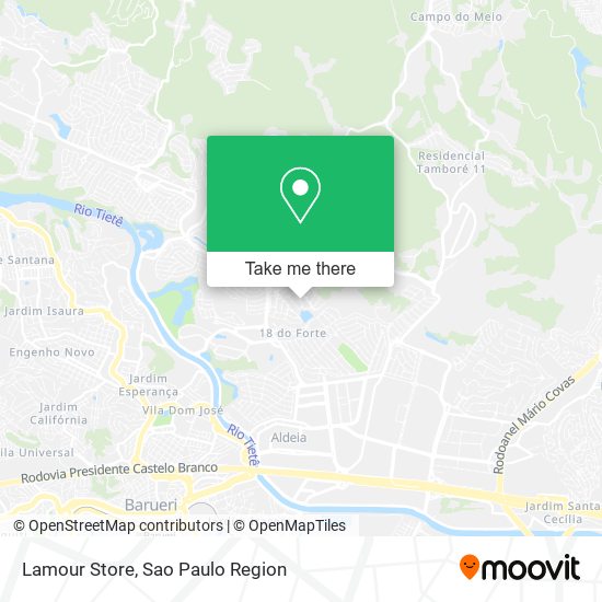 Lamour Store map