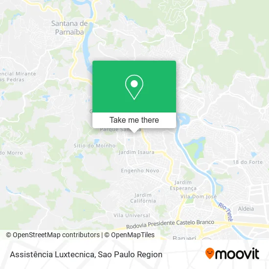 Assistência Luxtecnica map
