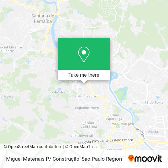 Mapa Miguel Materiais P/ Construção