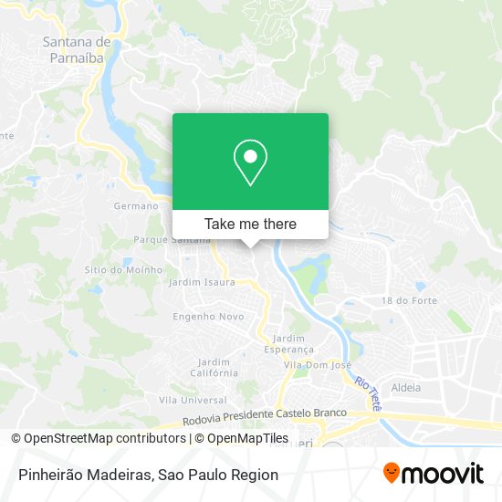 Pinheirão Madeiras map