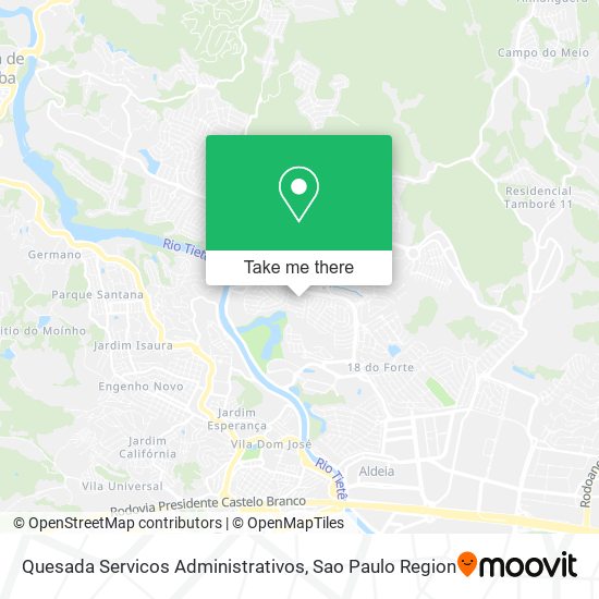 Quesada Servicos Administrativos map