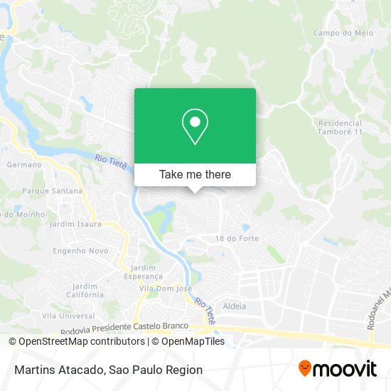 Mapa Martins Atacado