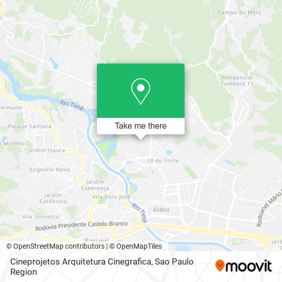 Cineprojetos Arquitetura Cinegrafica map