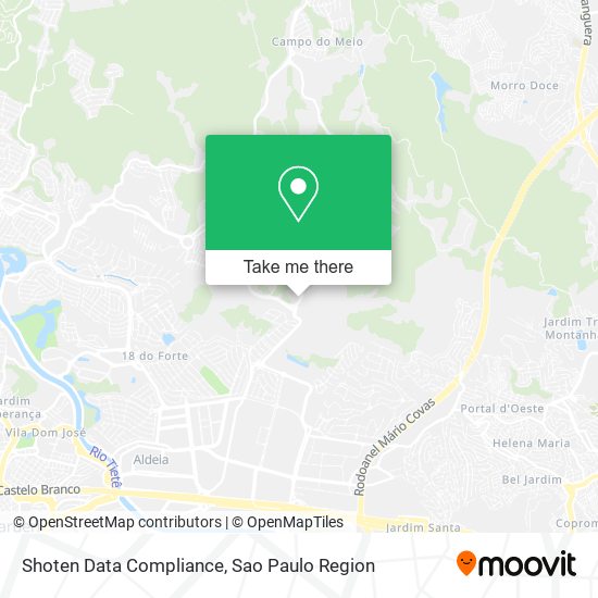 Shoten Data Compliance map