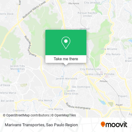 Marivans Transportes map