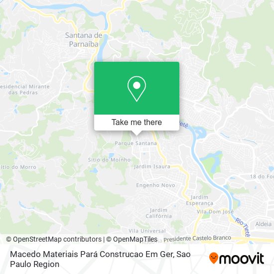 Macedo Materiais Pará Construcao Em Ger map