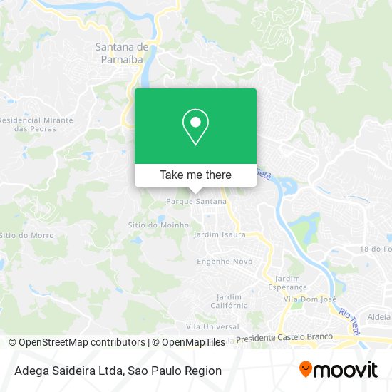 Mapa Adega Saideira Ltda