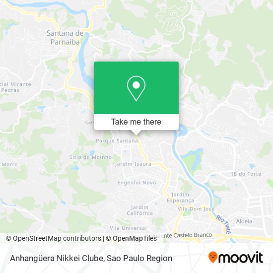 Anhangüera Nikkei Clube map