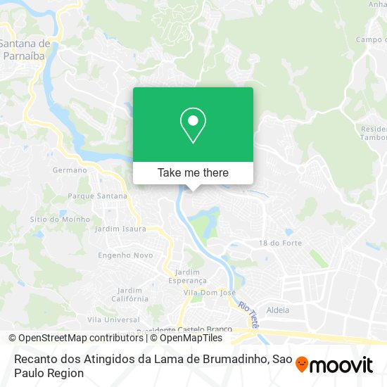 Recanto dos Atingidos da Lama de Brumadinho map