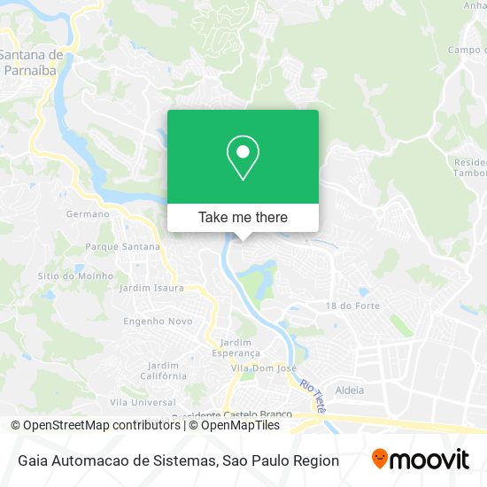 Gaia Automacao de Sistemas map