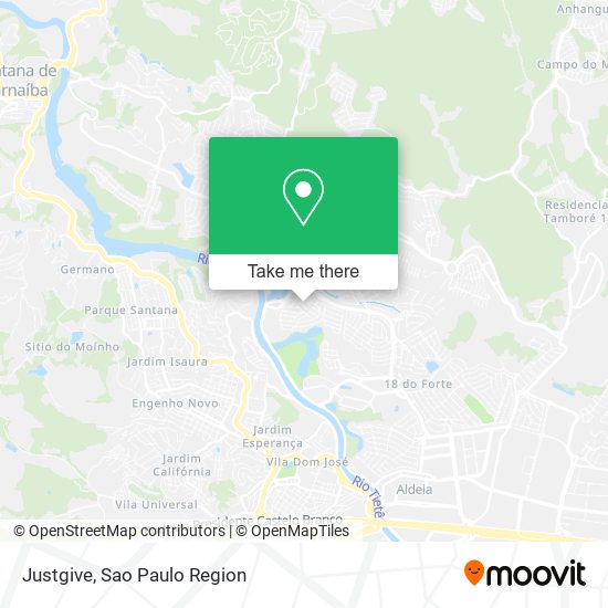 Justgive map