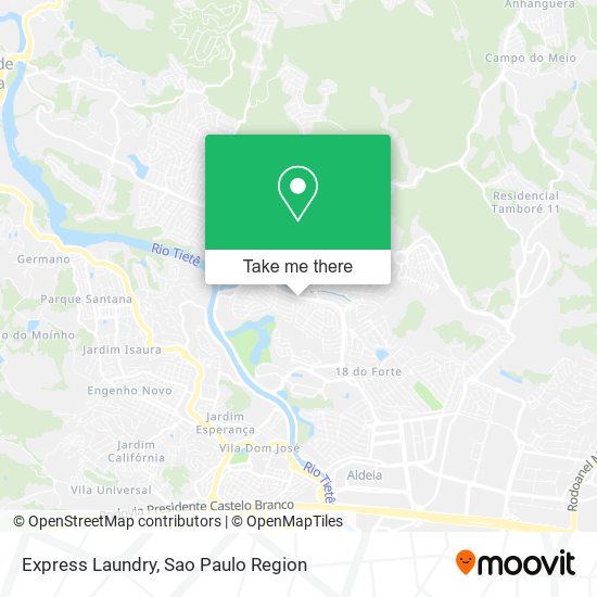 Express Laundry map