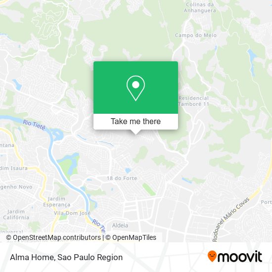 Alma Home map