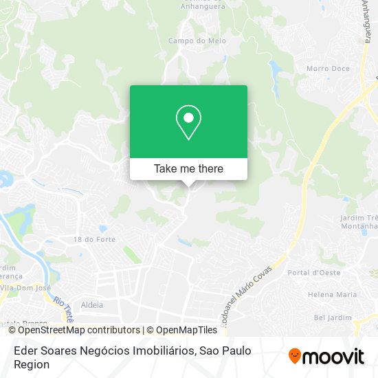 Mapa Eder Soares Negócios Imobiliários