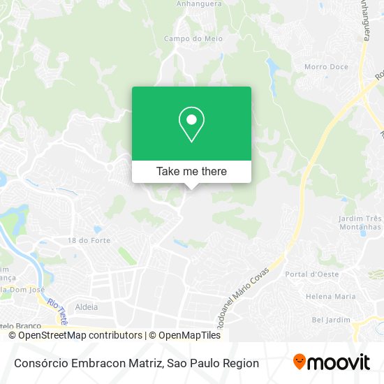 Consórcio Embracon Matriz map