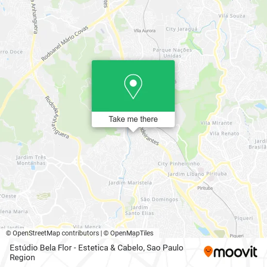 Estúdio Bela Flor - Estetica & Cabelo map