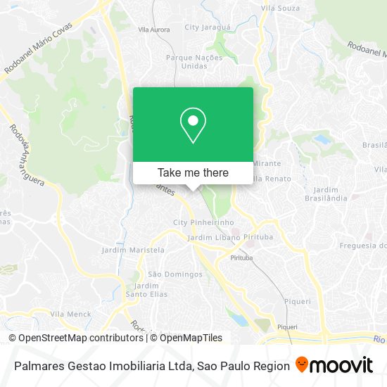 Palmares Gestao Imobiliaria Ltda map