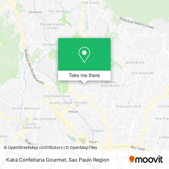 Kaká Confeitaria Gourmet map