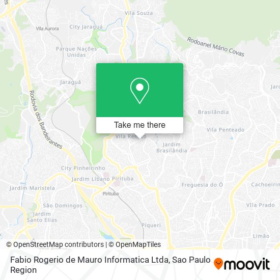 Fabio Rogerio de Mauro Informatica Ltda map
