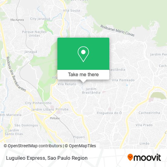 Luguileo Express map