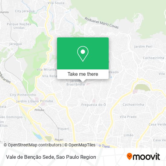 Vale de Benção Sede map