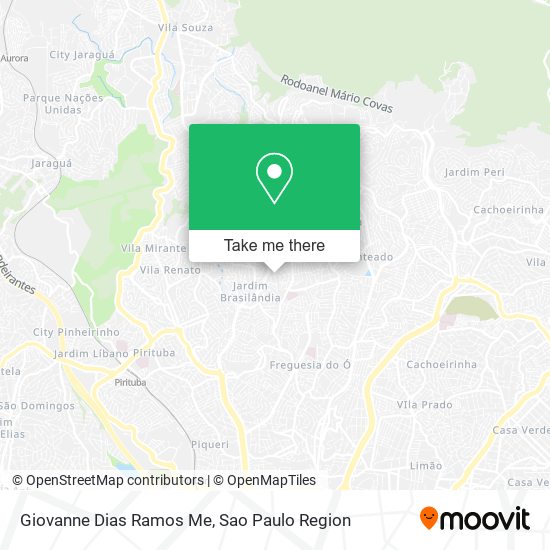 Giovanne Dias Ramos Me map