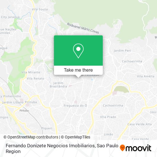 Fernando Donizete Negocios Imobiliarios map