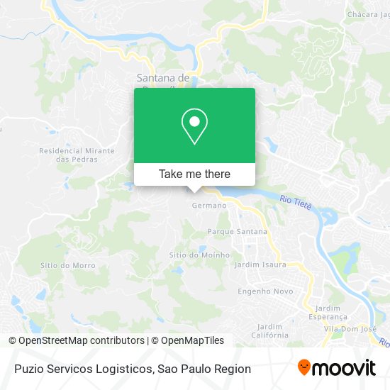 Puzio Servicos Logisticos map