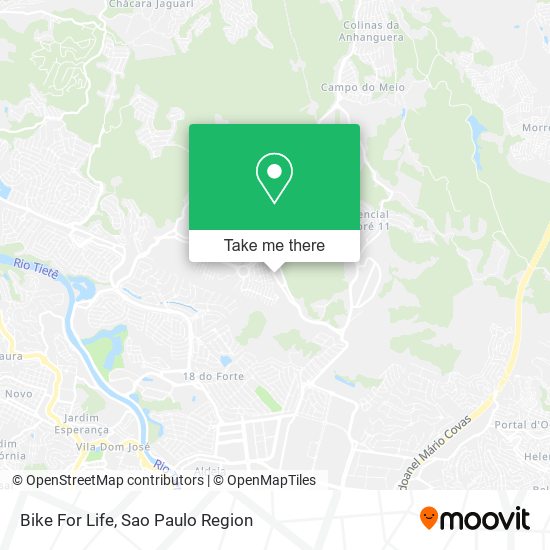 Bike For Life map